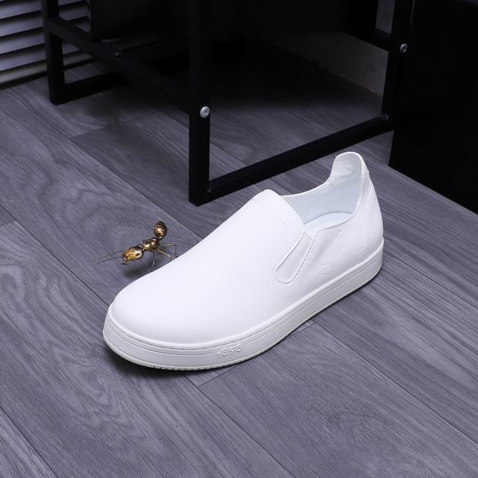 Berluti Casual Leather Slip-On Shoes with Elastic Panels - Image 5