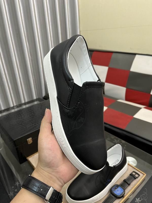 Berluti Minimalist Casual Black Leather Slip-On Sneakers - Image 5