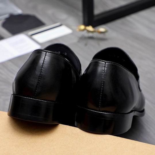 Berluti Polished Men's Leather Loafers with Distinctive Strap - Image 15