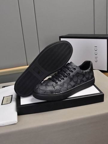 Coach Black Monogram Low-Top Sneakers - Image 6