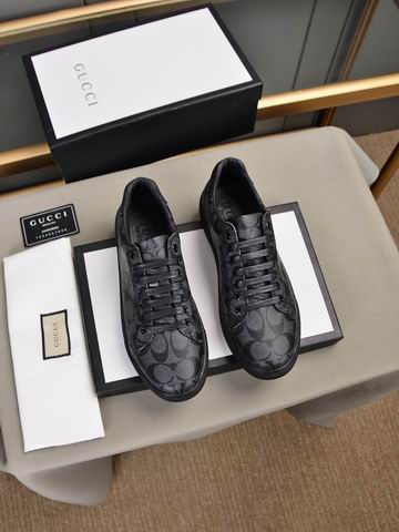 Coach Black Monogram Low-Top Sneakers - Image 2