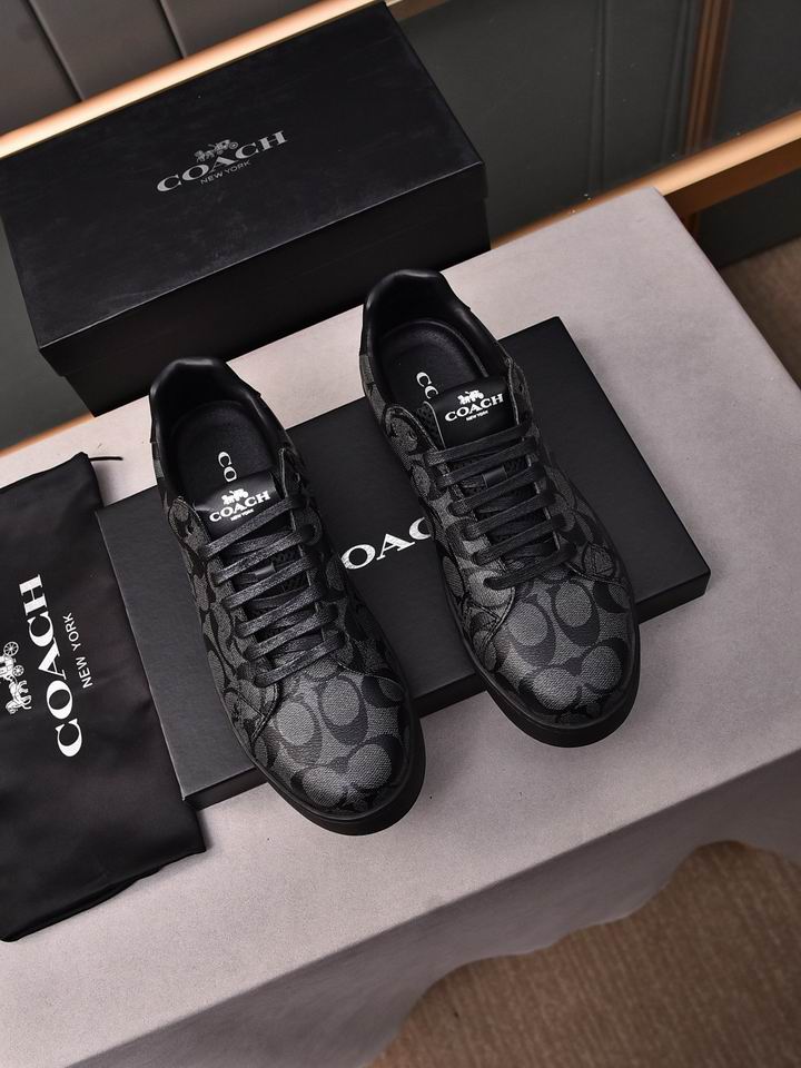 Coach Men's Black Low-Top Sneakers - Image 2