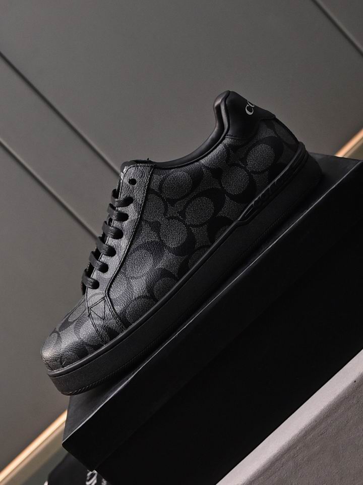 Coach Men's Black Low-Top Sneakers