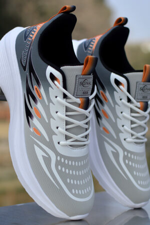 Dynamic Flame Design Fashion Sneakers - Stylish Colorways