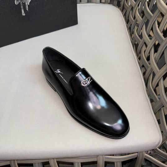 Giuseppe Zanotti-Inspired Black Patent Leather GZ Logo Loafers - Image 4