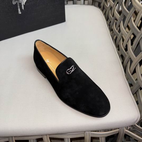 Giuseppe Zanotti-Inspired Black Velvet GZ Logo Loafers - Image 4