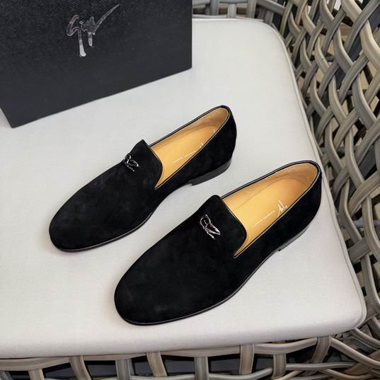 Giuseppe Zanotti-Inspired Black Velvet GZ Logo Loafers - Image 3