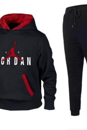 Jordan Color Block Hoodie & Sweatpants Tracksuit