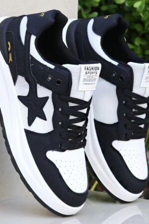 Bape Star Patch Casual Sneakers.
