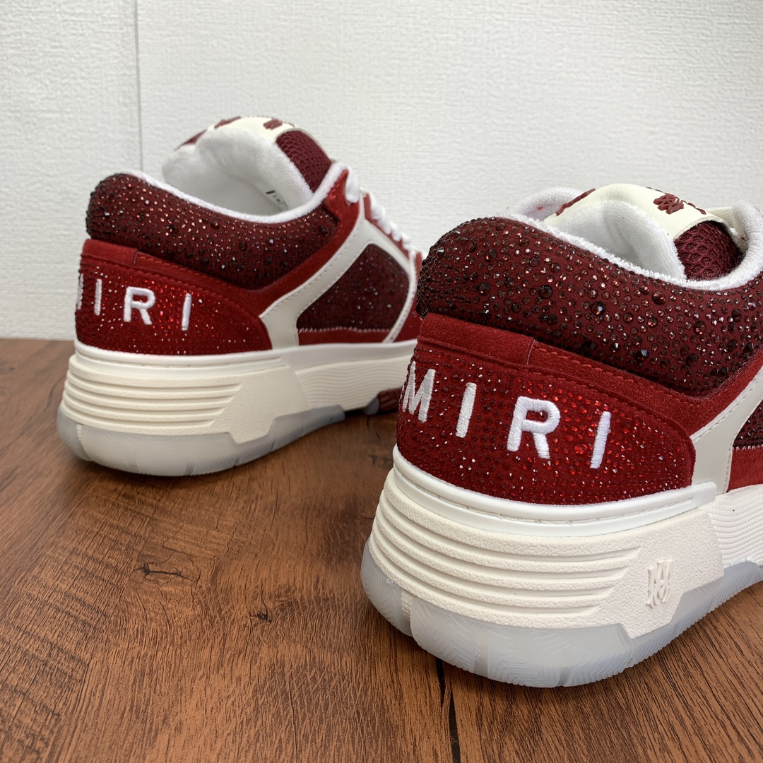 Amiri MA-1 Low – The Peak of Burgundy Glitter - Image 6