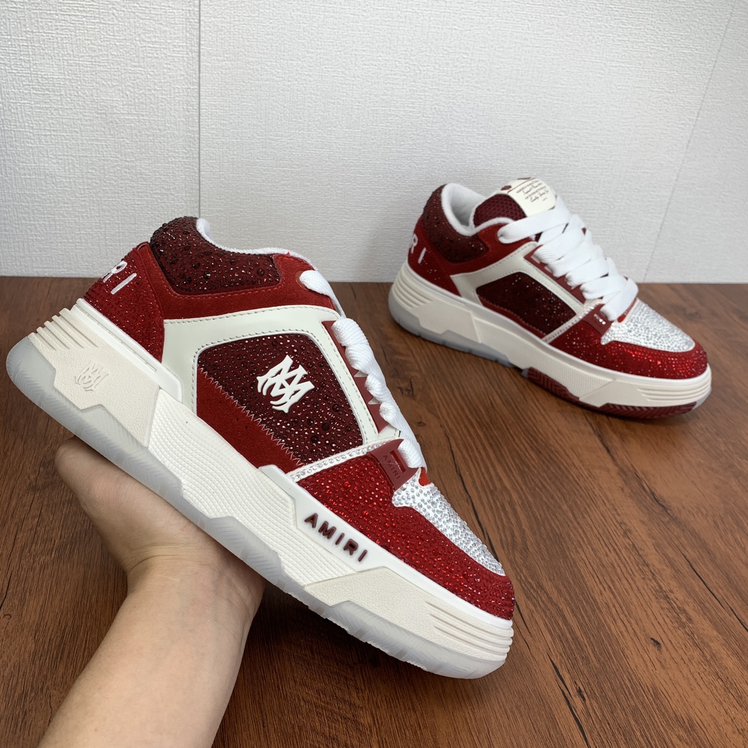Amiri MA-1 Low – The Peak of Burgundy Glitter - Image 5