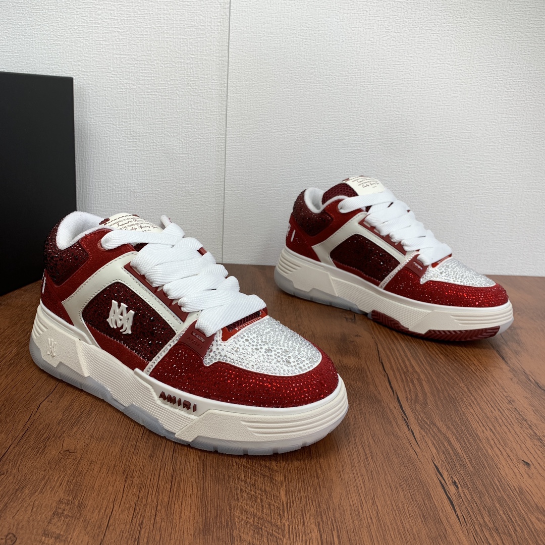 Amiri MA-1 Low – The Peak of Burgundy Glitter - Image 4
