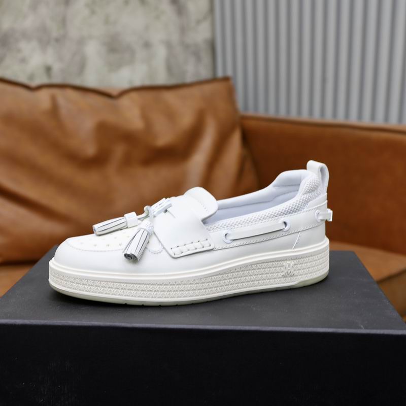 Amiri MA Tassel Hybrid Loafers in Pristine White Leather. - Image 5