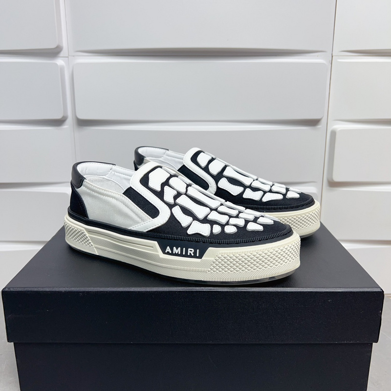 Amiri Skel Top Slip-On – The Peak of Black & White