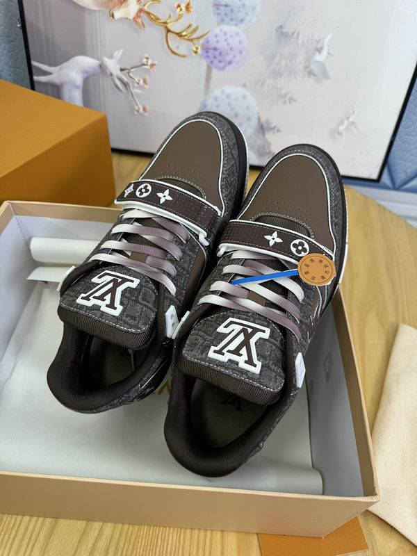 Louis Vuitton Trainer Monogram Canvas Sneakers - Image 4