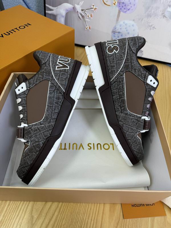 Louis Vuitton Trainer Monogram Canvas Sneakers - Image 5