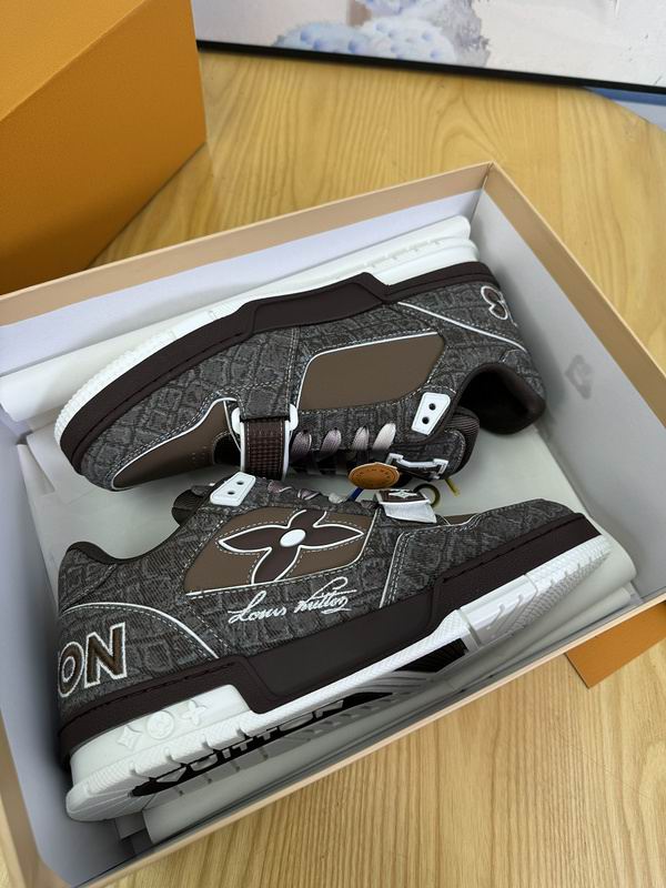 Louis Vuitton Trainer Monogram Canvas Sneakers - Image 6