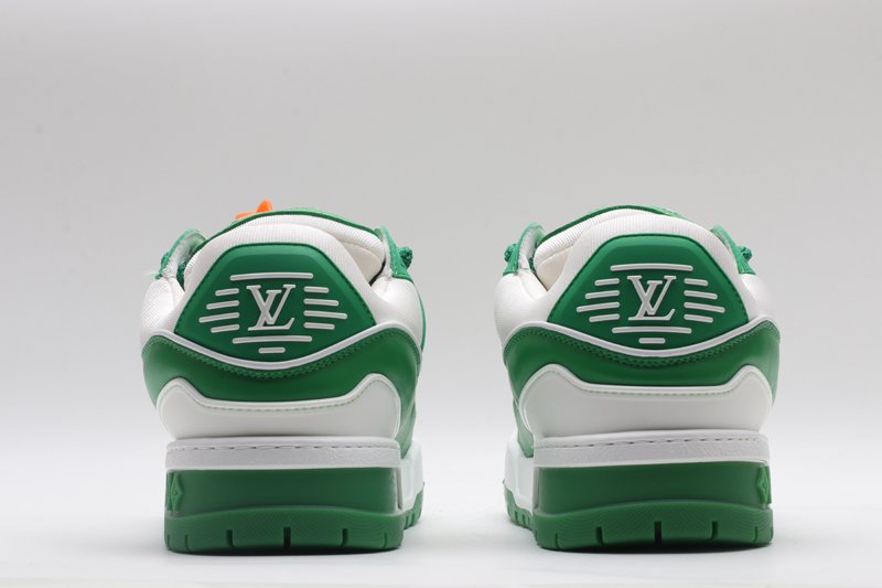 Louis Vuitton Trainer Low-Top – The Peak of White & Green with Multitone Accent - Image 6