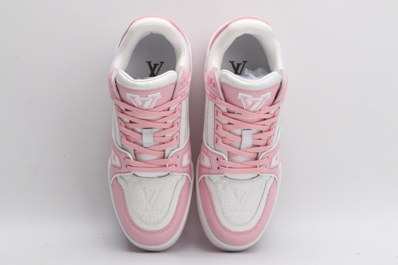 Louis Vuitton Trainer Low-Top – White & Pink - Image 4