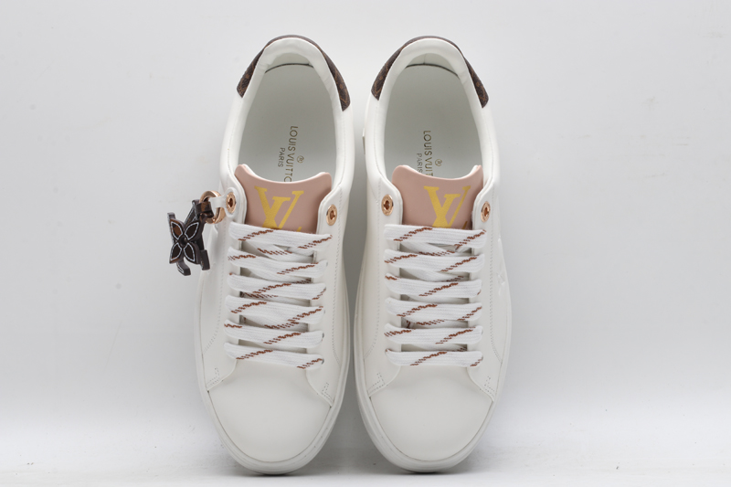 Louis Vuitton Stellar Low-Top – The Peak of White, Pink & Brown Artistry - Image 4