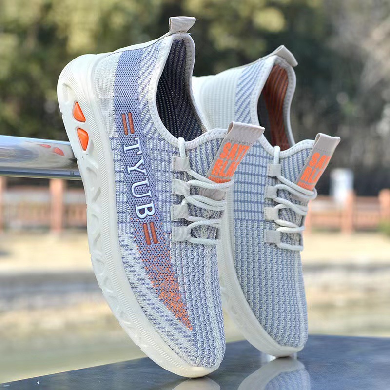 Classic White Breathable Running Sneakers - Image 2