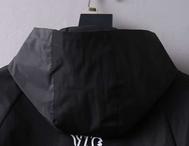 Moncler Logo-Taped Zipper Nylon Hooded Windbreaker - Image 3