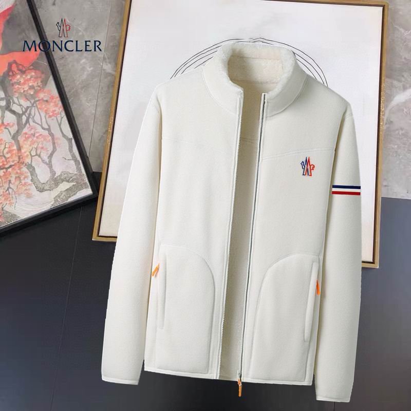 Moncler men's fleece jacket with a shearling lining - Image 2