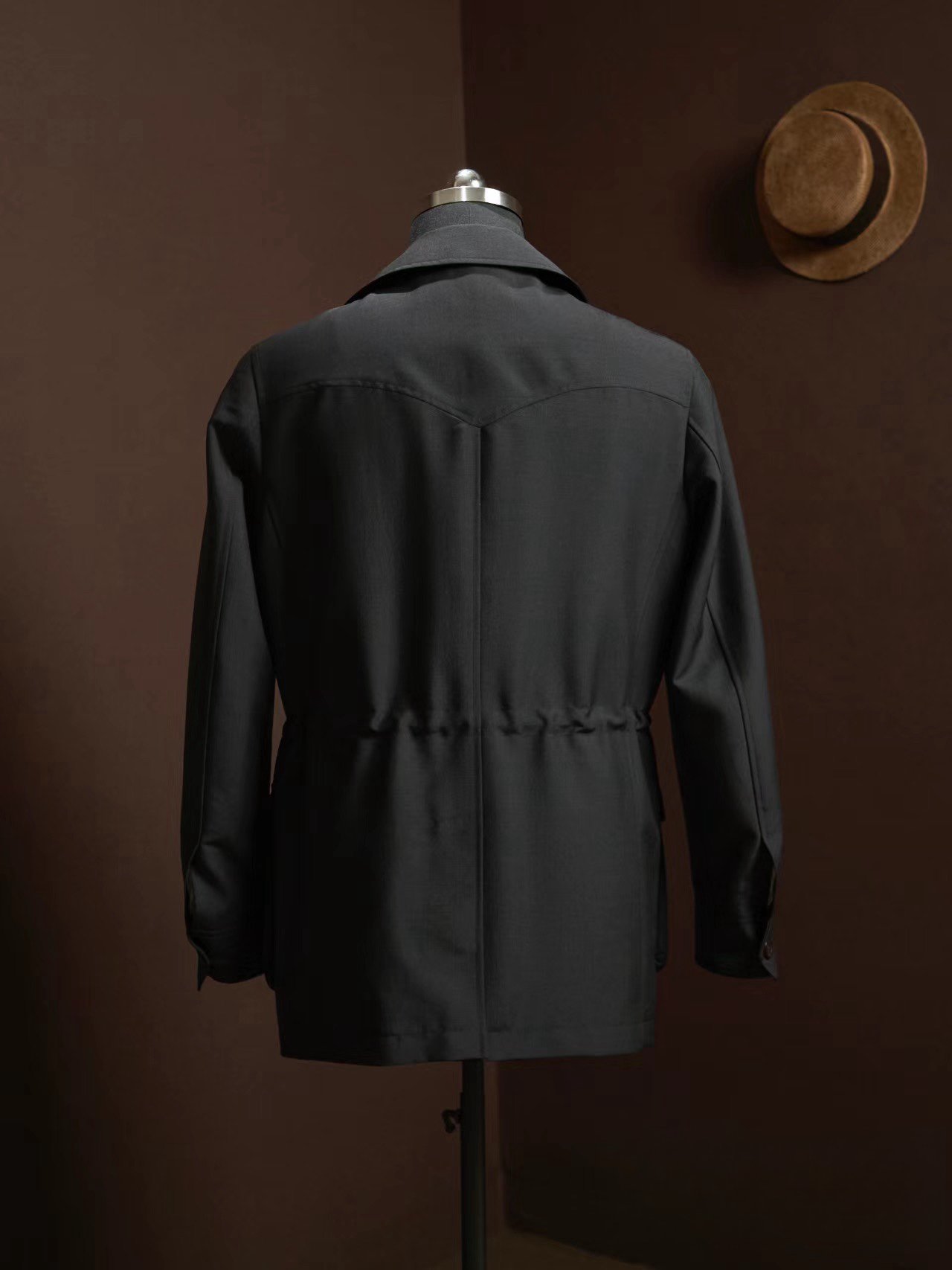 Burberry Charcoal Safari Jacket - Image 4