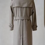 Burberry Inspired Oatmeal Wool-Blend Trench Coat - Image 3