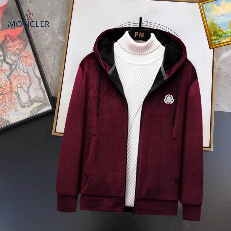 Moncler-Style Hooded Fleece Jacket - Image 3