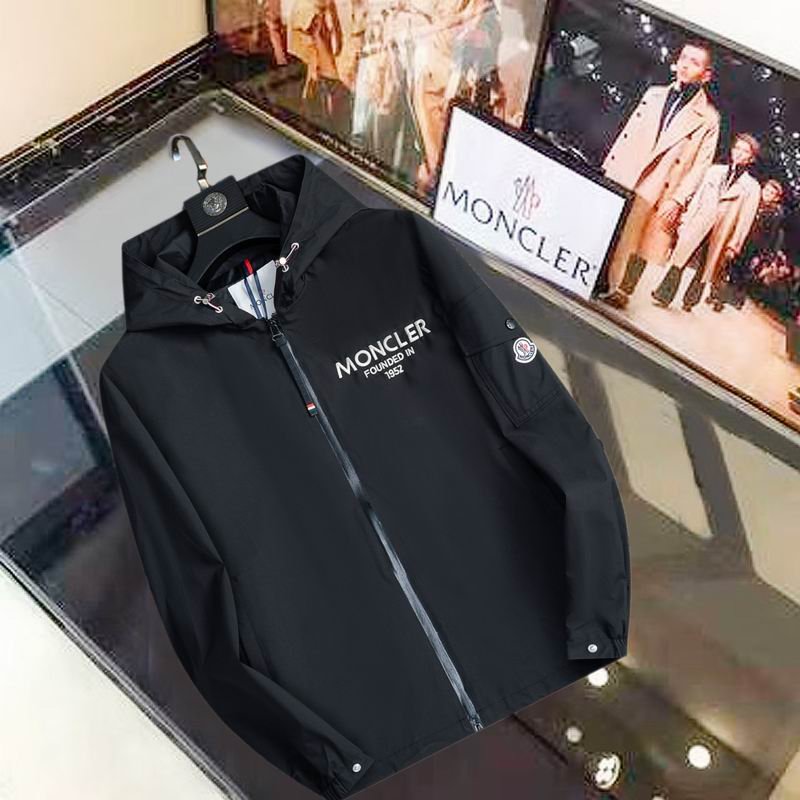 Moncler Heritage Zip-Up Jacket -(Black& Navy Blue) - Image 5