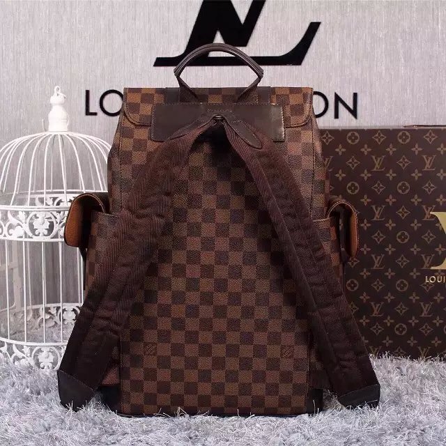 Louis Vuitton Inspired Monogram Canvas Men's Large Hiking Backpack - Image 2