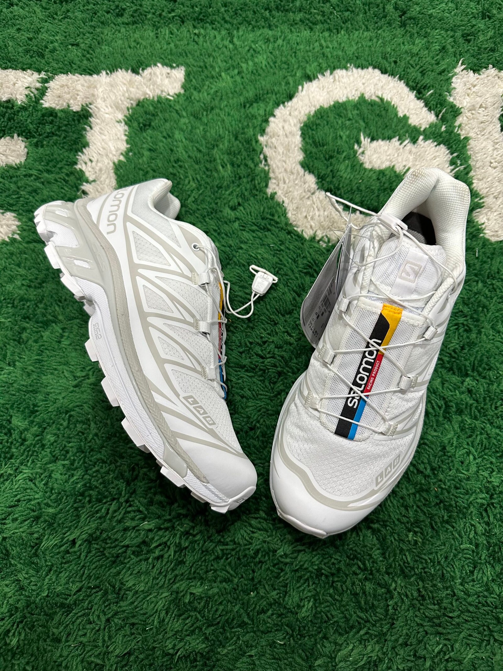 Salomon XT-6 Sneakers -White/Silver) - Image 3