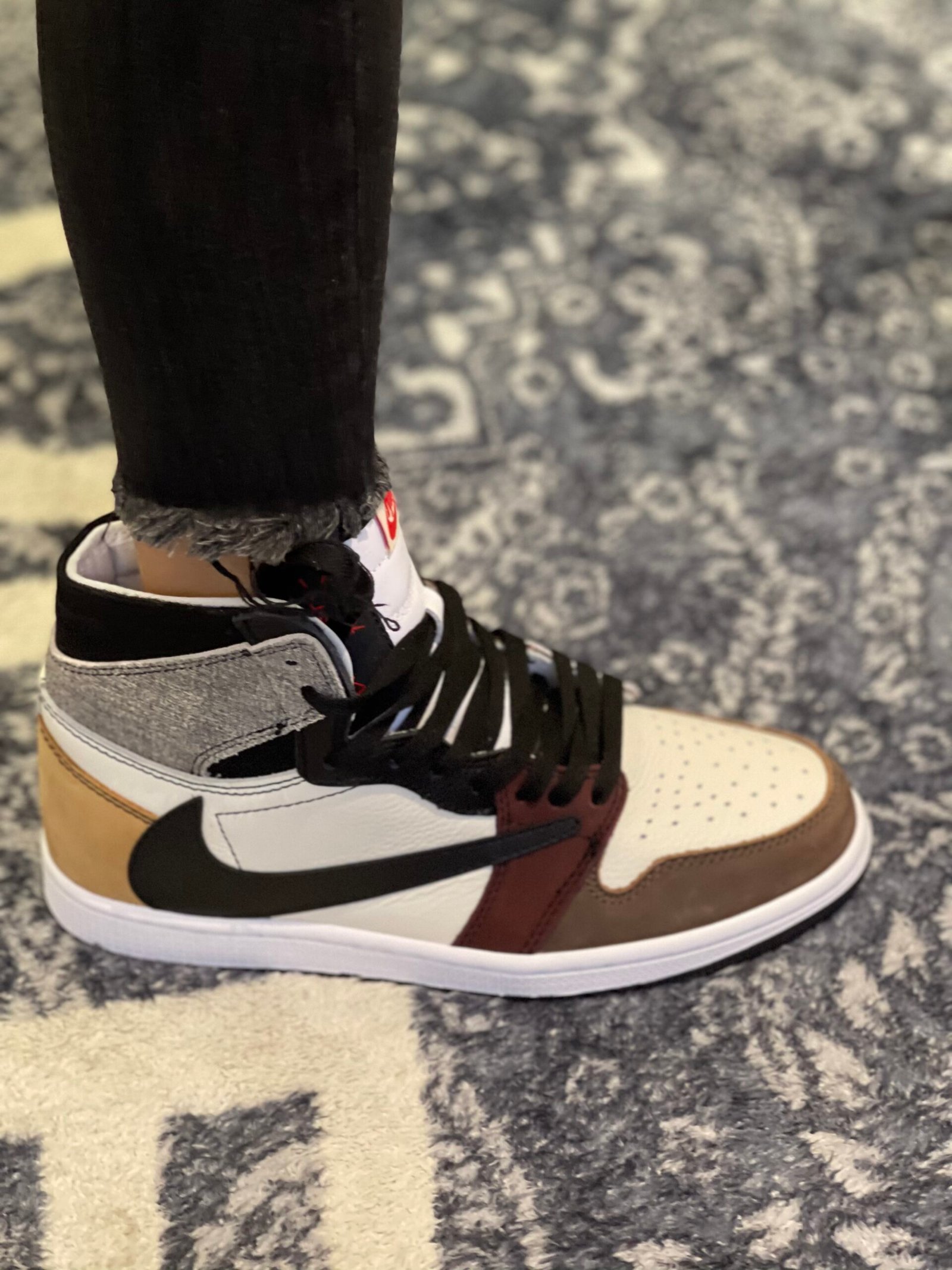 Air Jordan 1 Retro High OG Hand Crafted Sneakers - Image 2