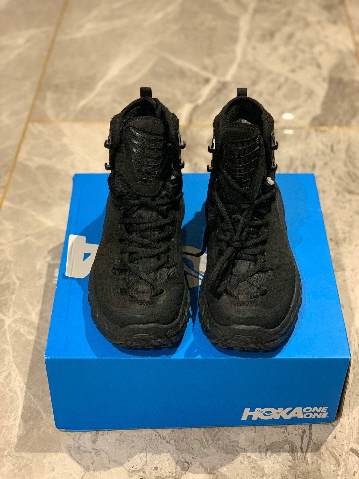 Hoka One One x Engineered Garments Tor Ultra Hi -Triple Black - Image 4
