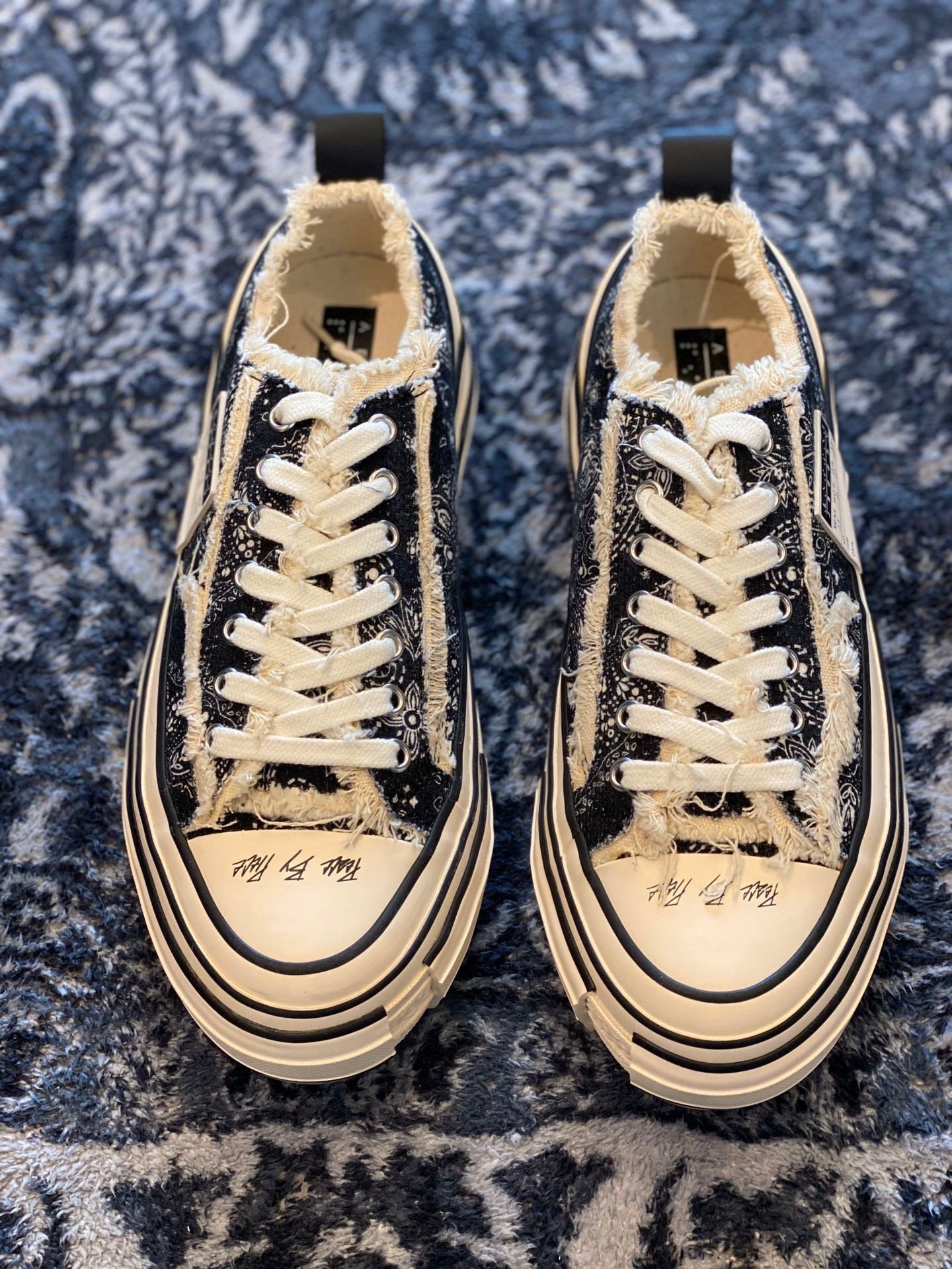 Maison Mihara Yasuhiro Peterson OG Sole Bandana Paisley Low-Top Sneakers - Image 5