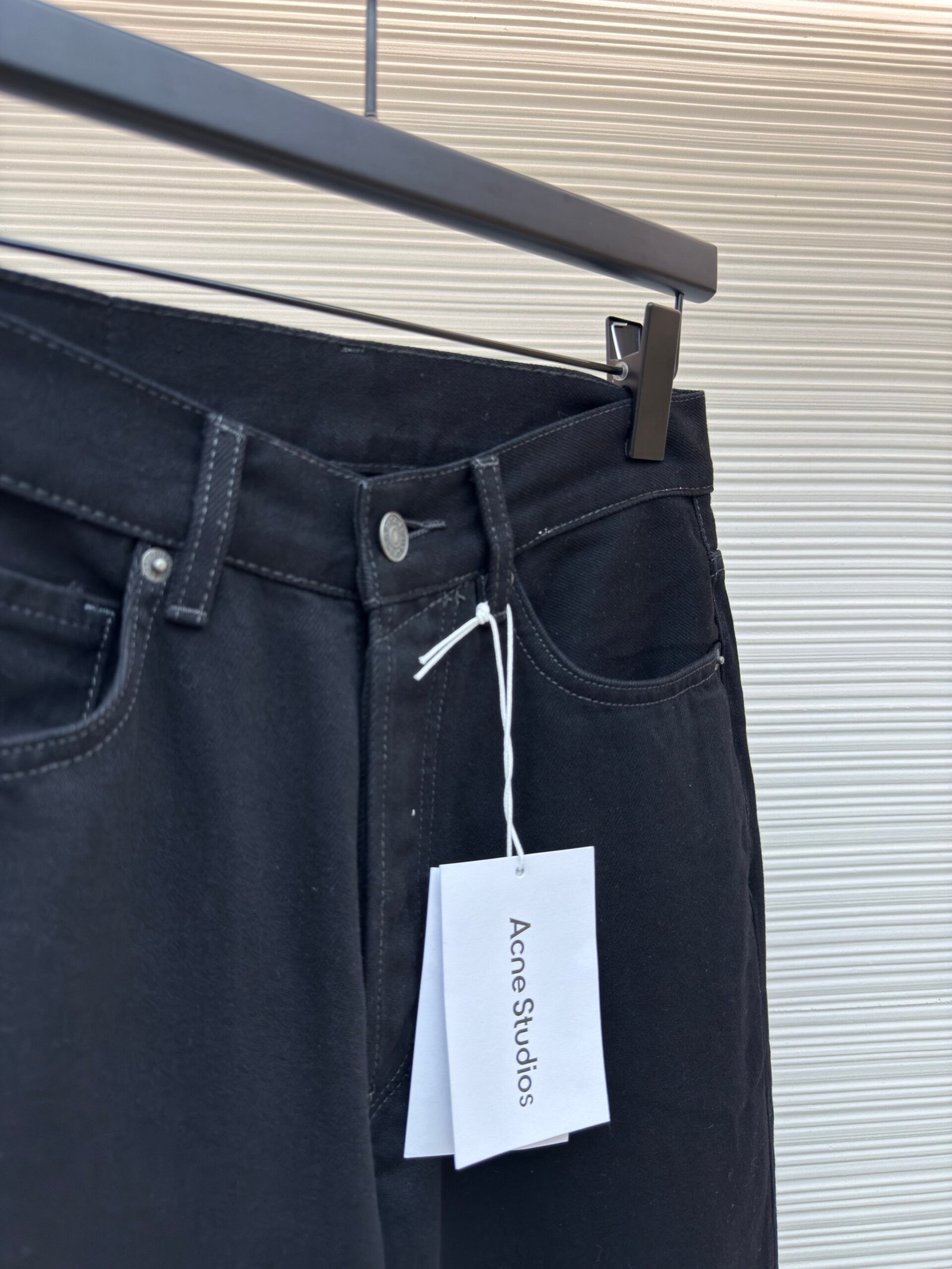 Acne Studios Stay Black Heavy Denim Jeans - Image 4