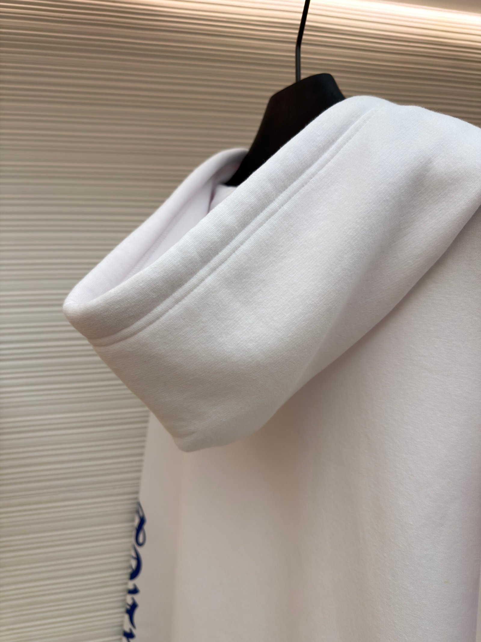 Chrome Hearts Script Logo Zip-Up Hoodie - Optic White - Image 4