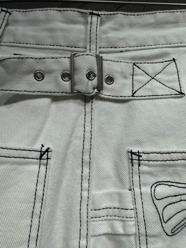 Off-White Embroidered Relaxed Denim - Image 5