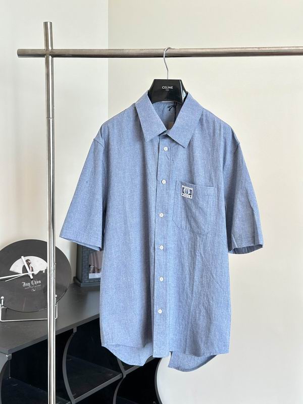 Celine Short Sleeve Patch Pocket Summer Shirt - Image 4