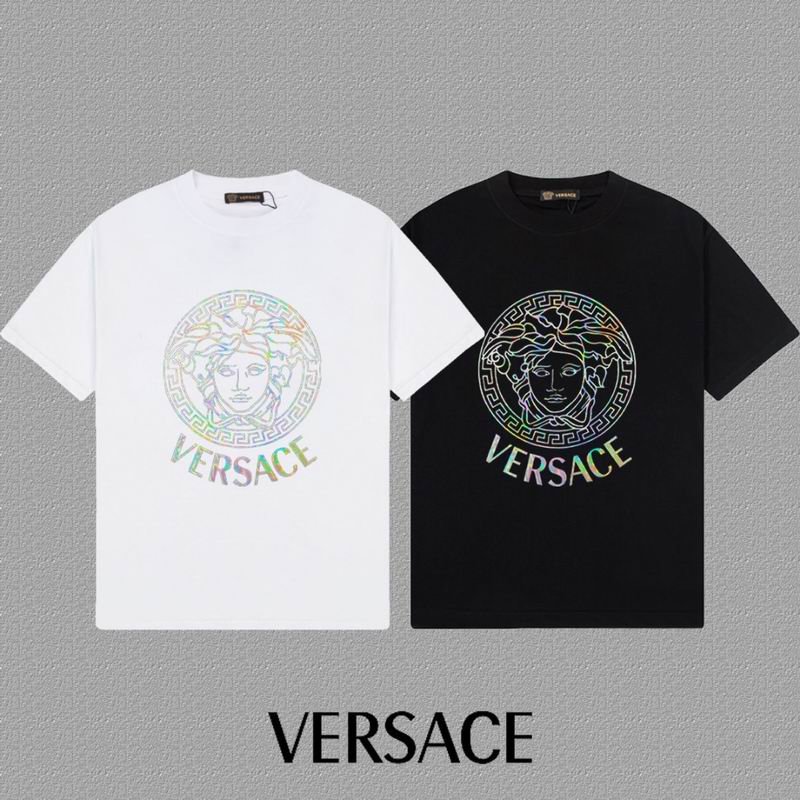 Versace Medusa Half-Face Graphic T-Shirt - Image 4