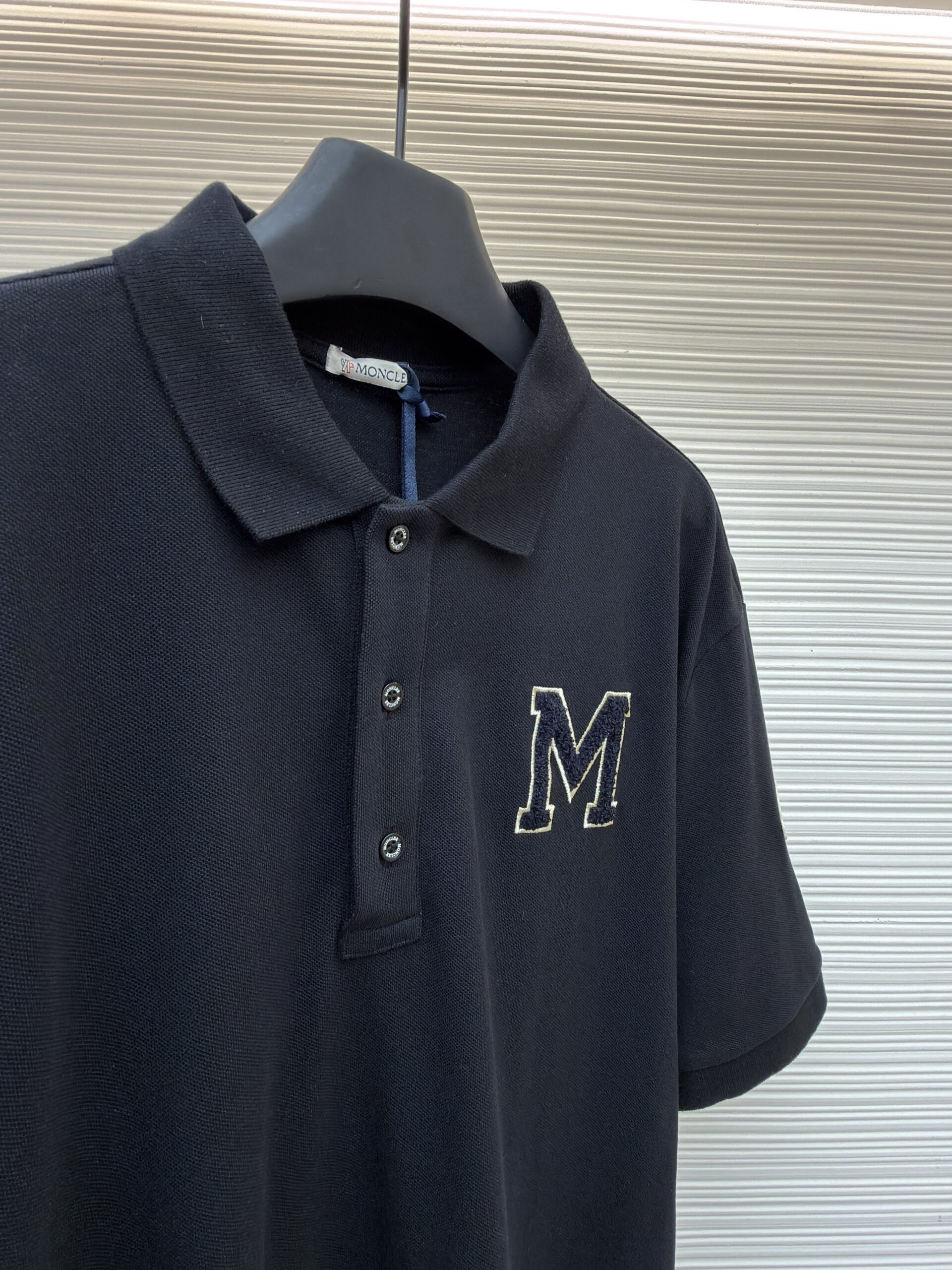Moncler Inspired Varsity Letter Polo - Image 5