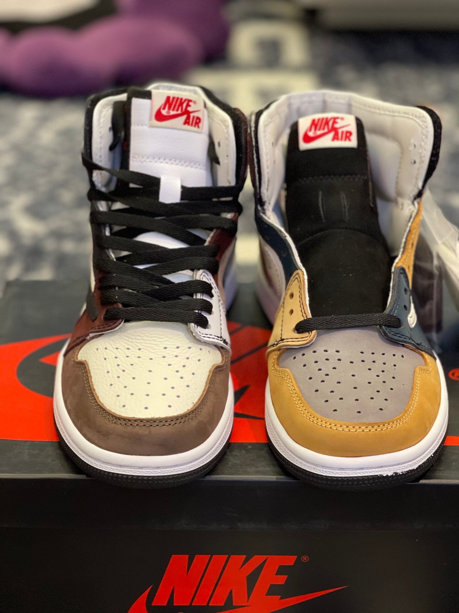 Air Jordan 1 Retro High OG Hand Crafted Sneakers - Image 4