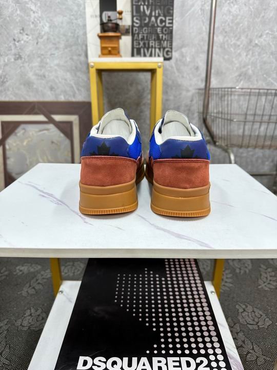 DSQUARED2 Skate Low-Top Sneakers – Royal Blue - Image 2