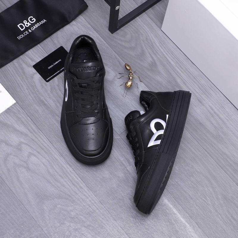 Dsquared2 Tennis Maple Leaf Sneakers-Matt Black - Image 3