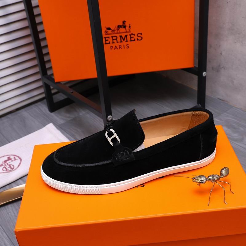 Hermès Loafer in Black Suede - Image 2