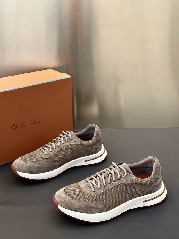 Loro Piana Modular Walk Sneakers-Taupe Gray - Image 4