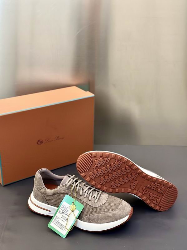 Loro Piana Modular Walk Sneakers-Taupe Gray - Image 2