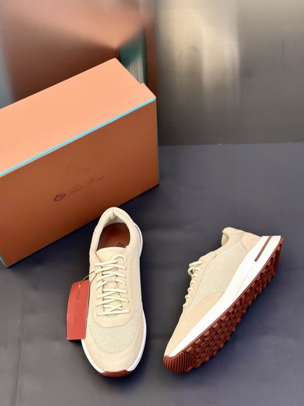 Loro Piana 360 Flexy Walk Sneakers- Beige - Image 3