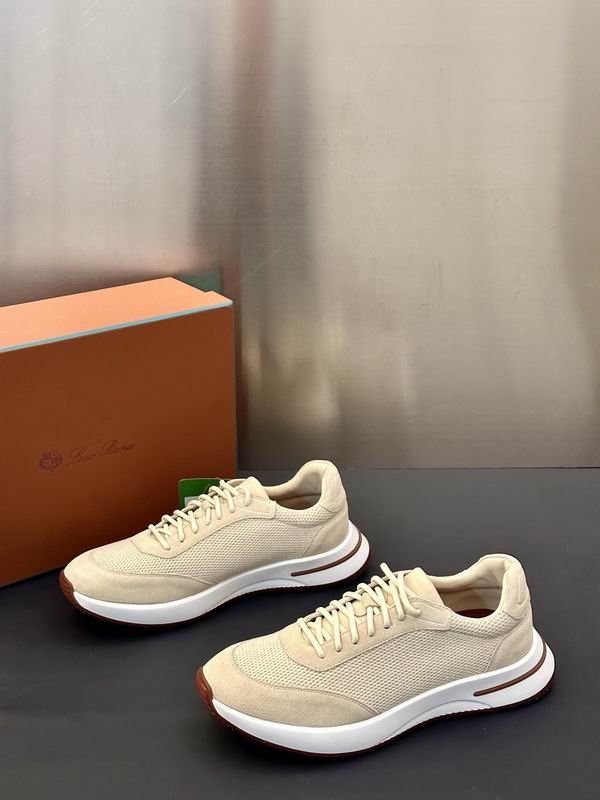 Loro Piana 360 Flexy Walk Sneakers- Beige - Image 5